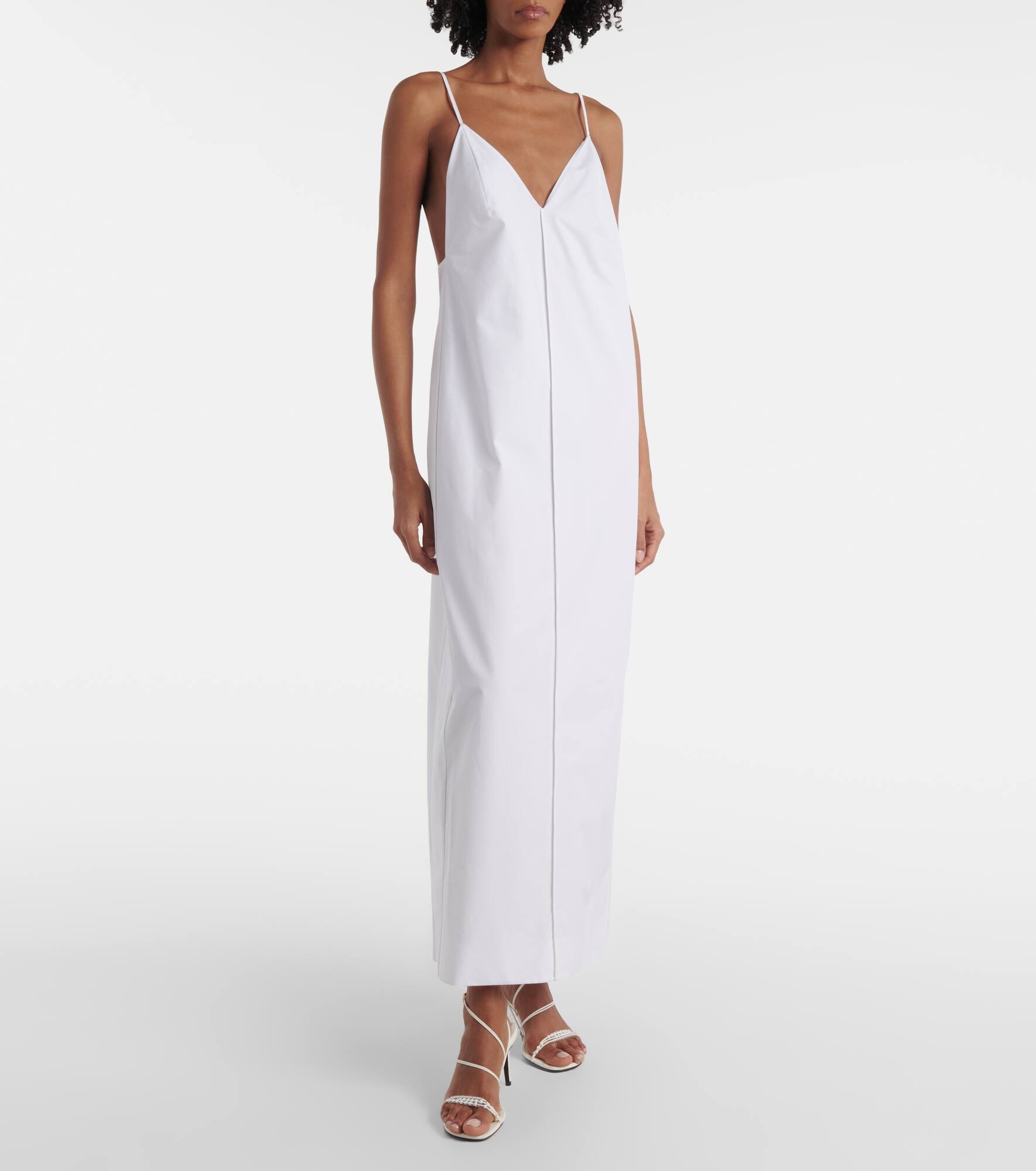 Tulula silk poplin slip dress - 2