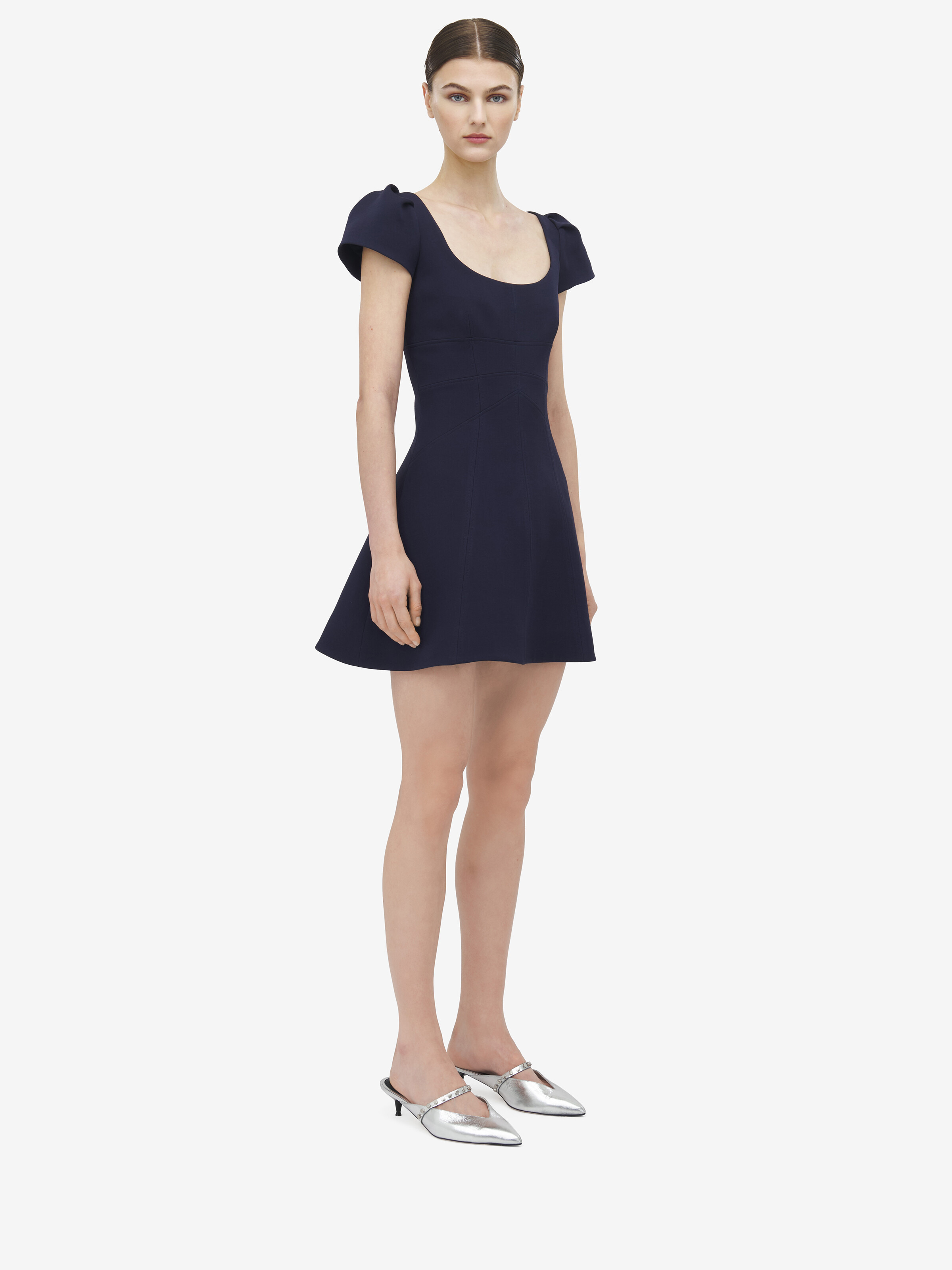Wool Silk Mini Dress - 2