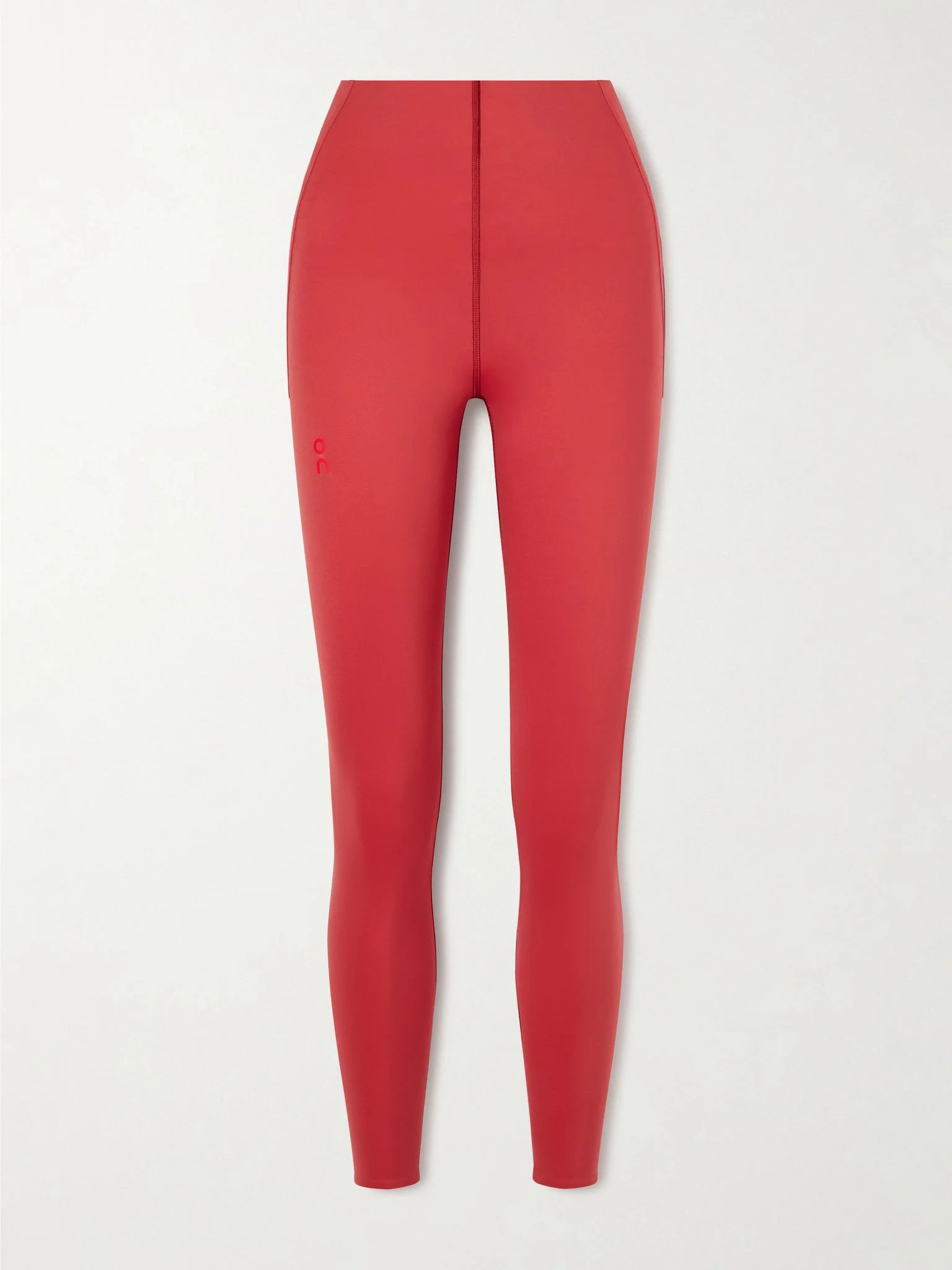 Year Of The Horse 7/8 cropped stretch recycled leggings Red - 1