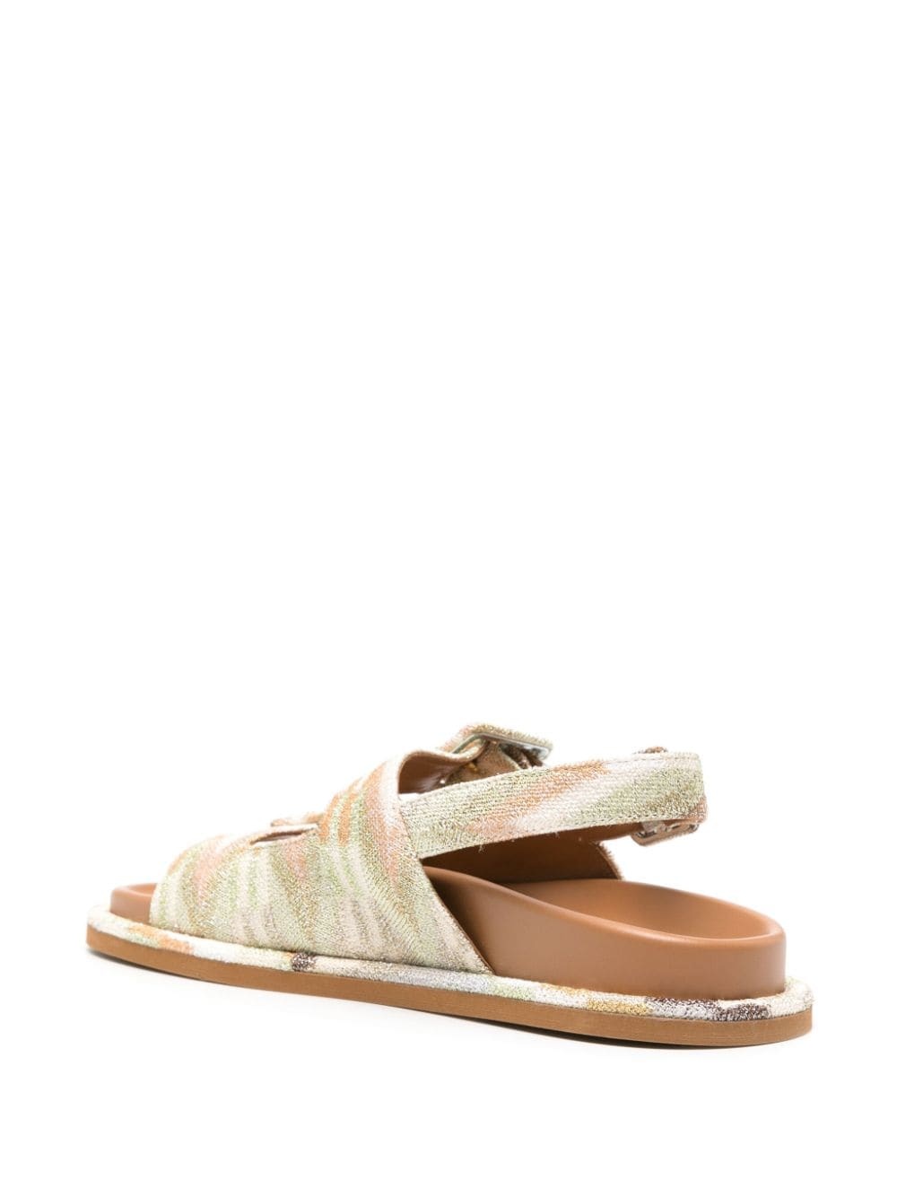 Mia Wave-knit sandals - 3