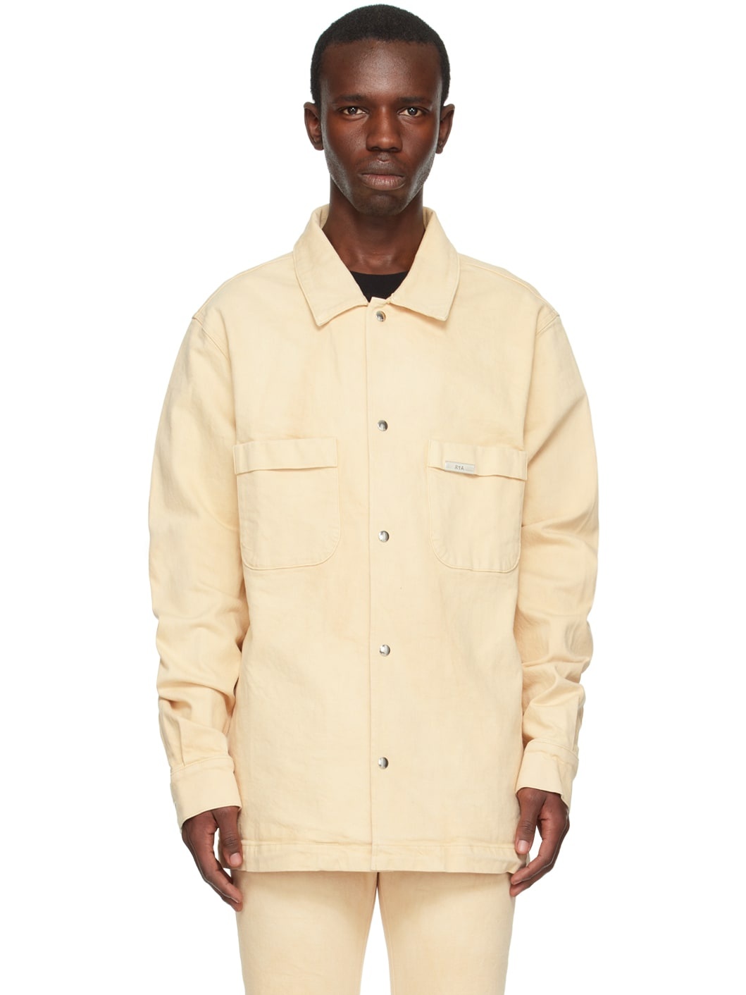 Beige Samson Denim Shirt - 1