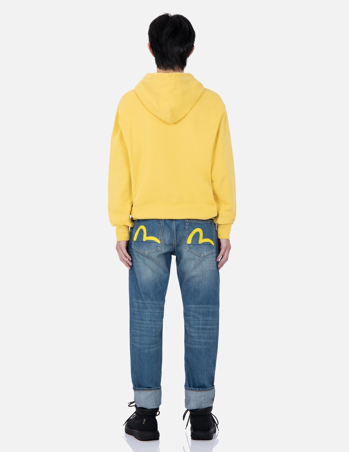 SEAGULL PRINT SLIM-FIT JEANS #2010 - 5