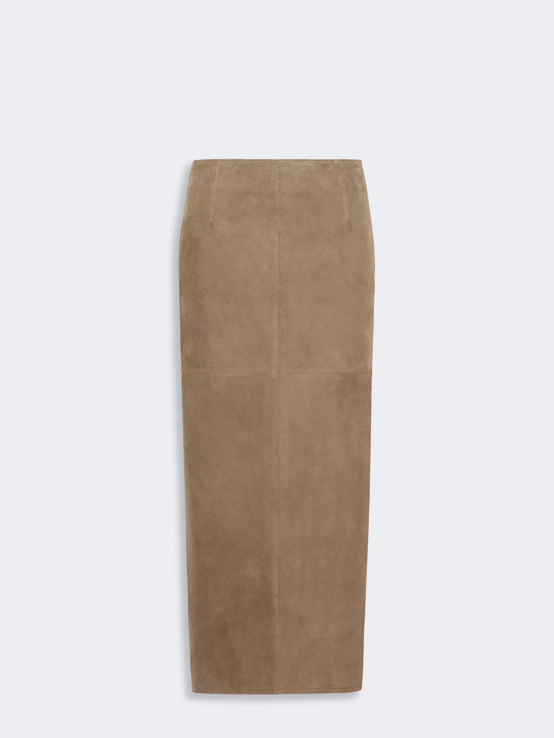 PALMI Suede skirt - KAKI - 1