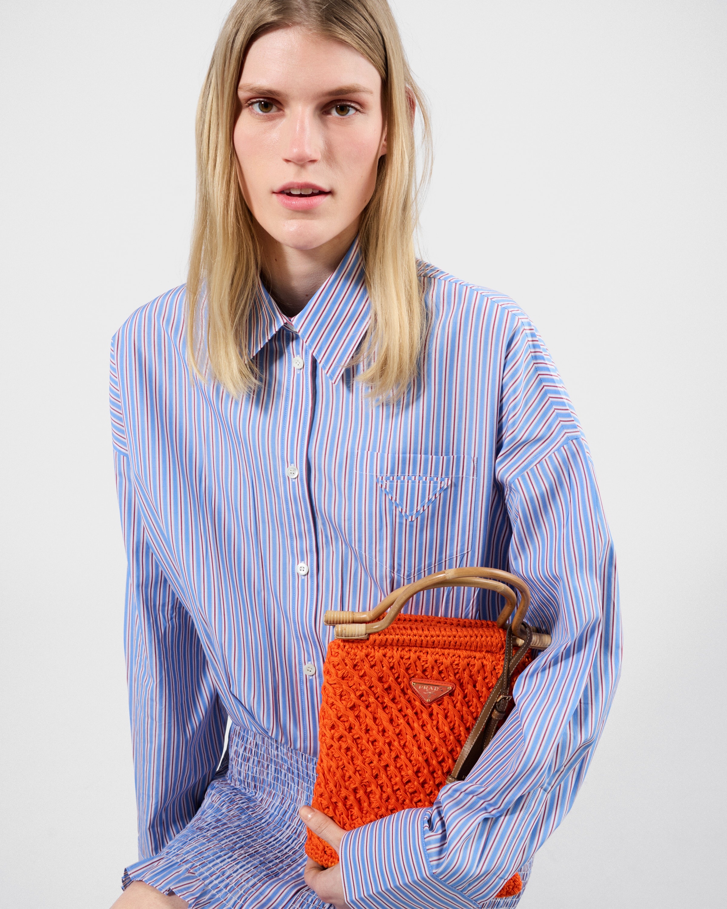 Cotton crochet mini-handbag - 9