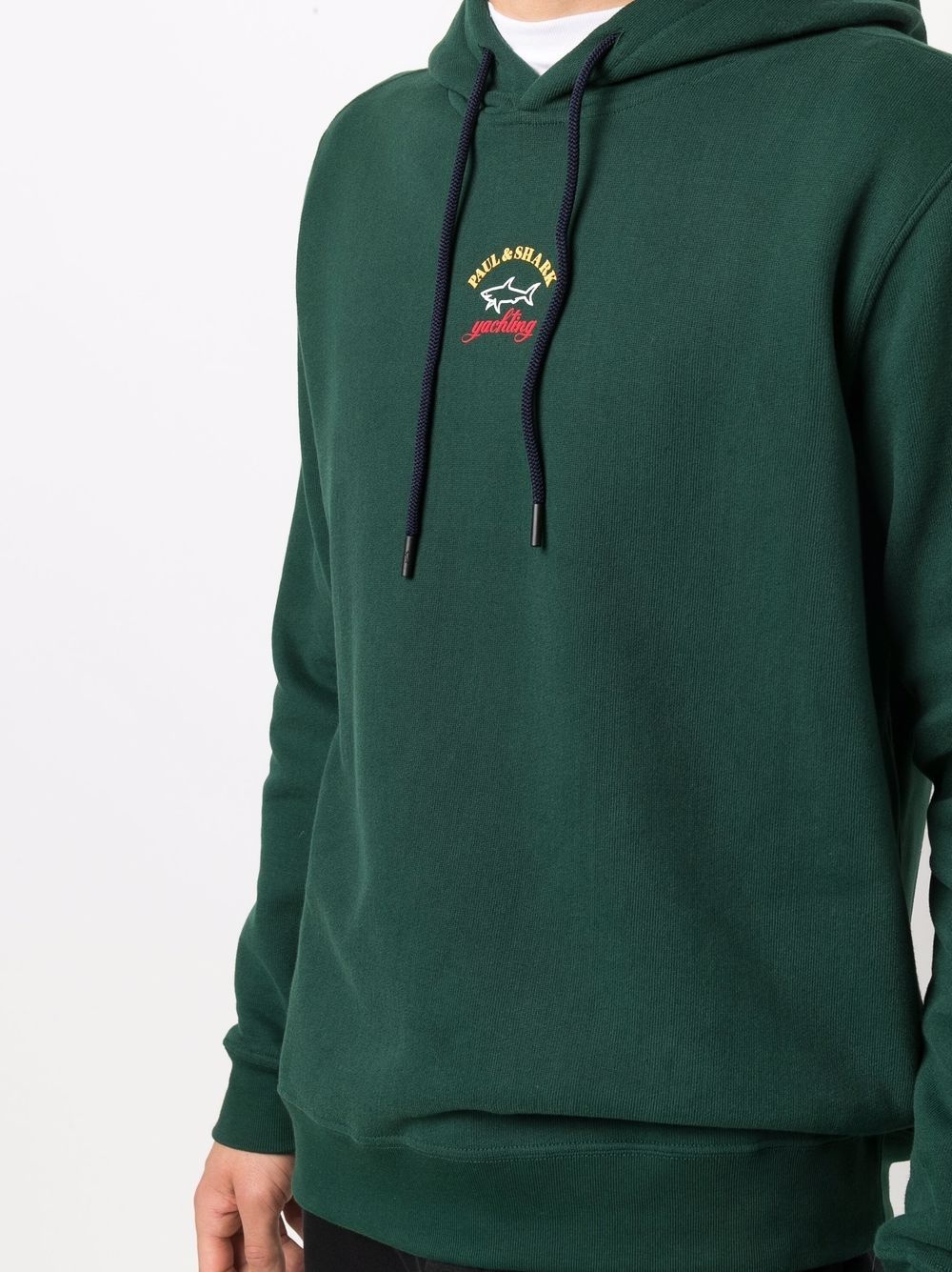 organic cotton logo-print hoodie - 5