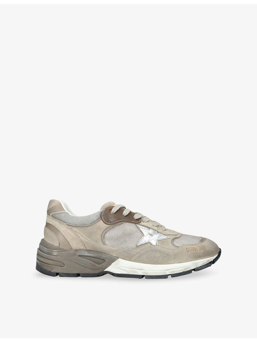 Running Dad Suede And Mesh Low-Top Trainers - 1