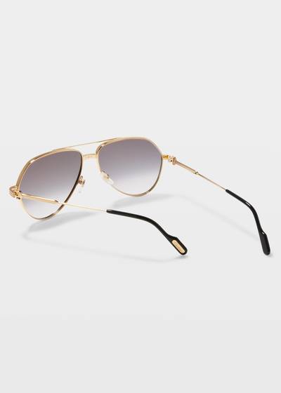 Cartier Gradient Metal Aviator Sunglasses outlook