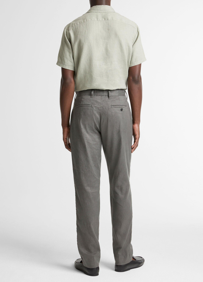 Vince Owen Athletic Linen-Cotton Extended-Tab Pant outlook