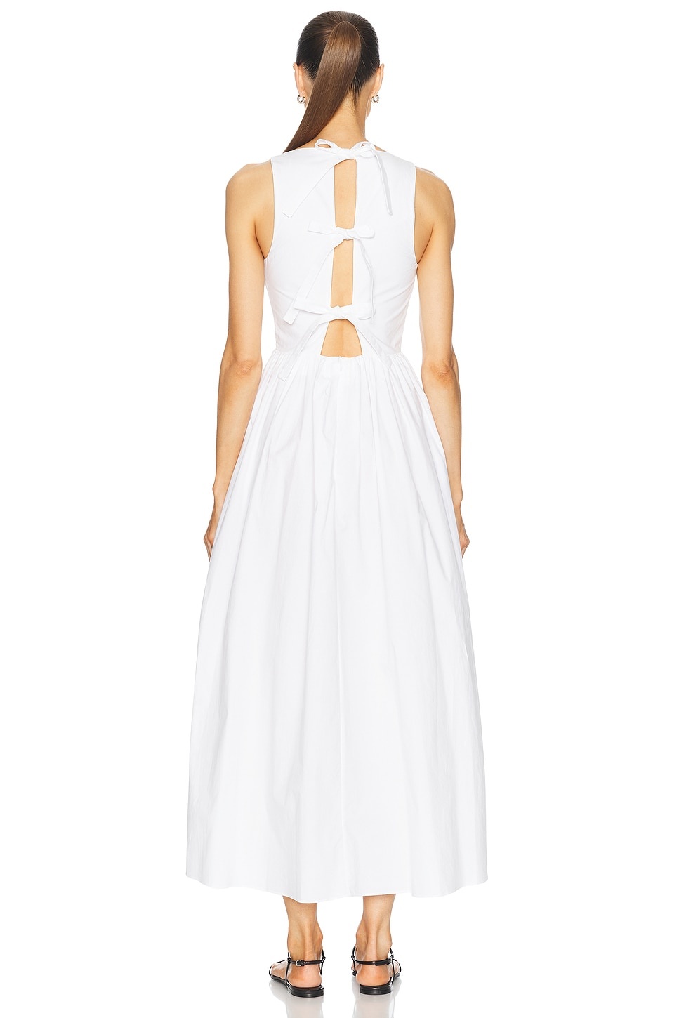 Tie Back Midi Dress - 4