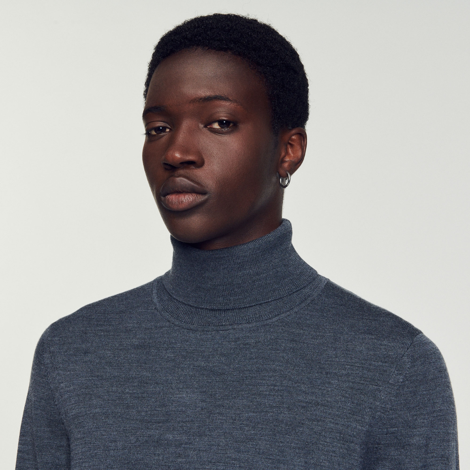 Roll neck wool sweater - 6