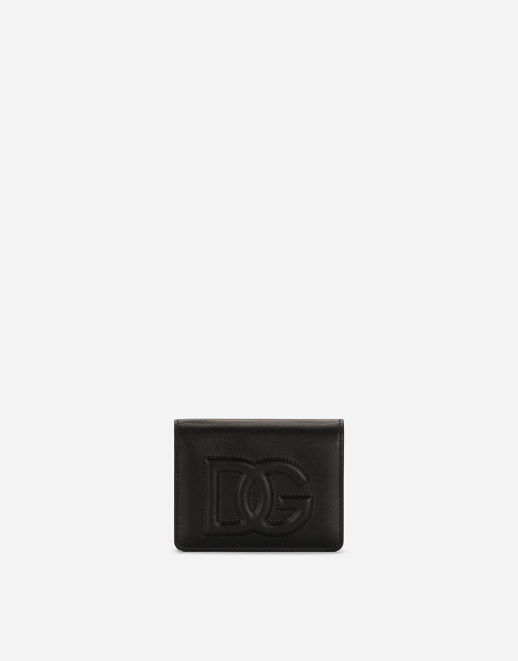 Calfskin wallet with DG logo - 1