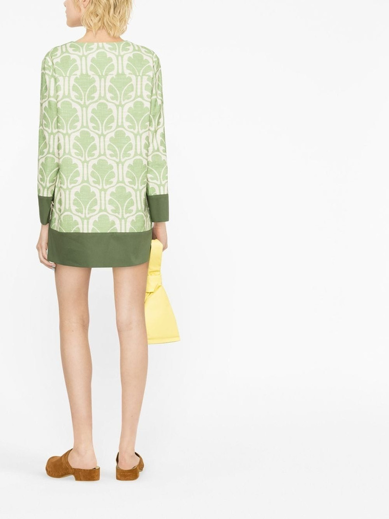 graphic print mini dress 4