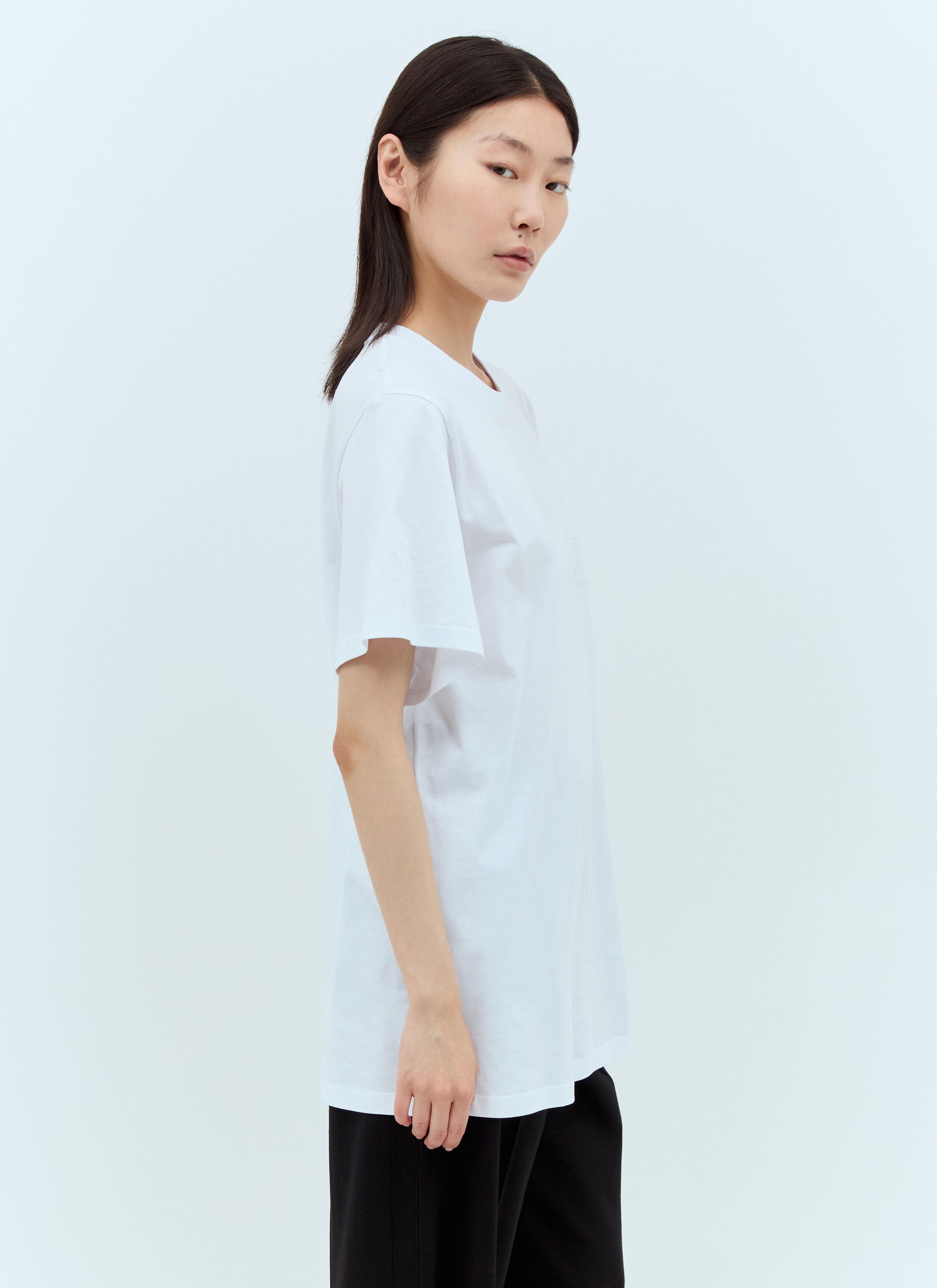 Logo Embroidery T-Shirt - 4