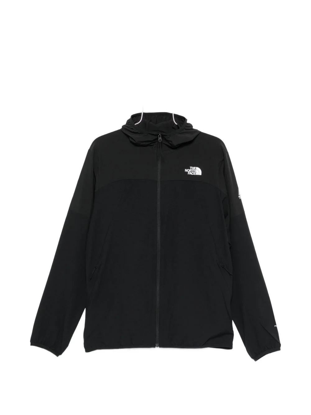 logo-print hooded jacket - 1