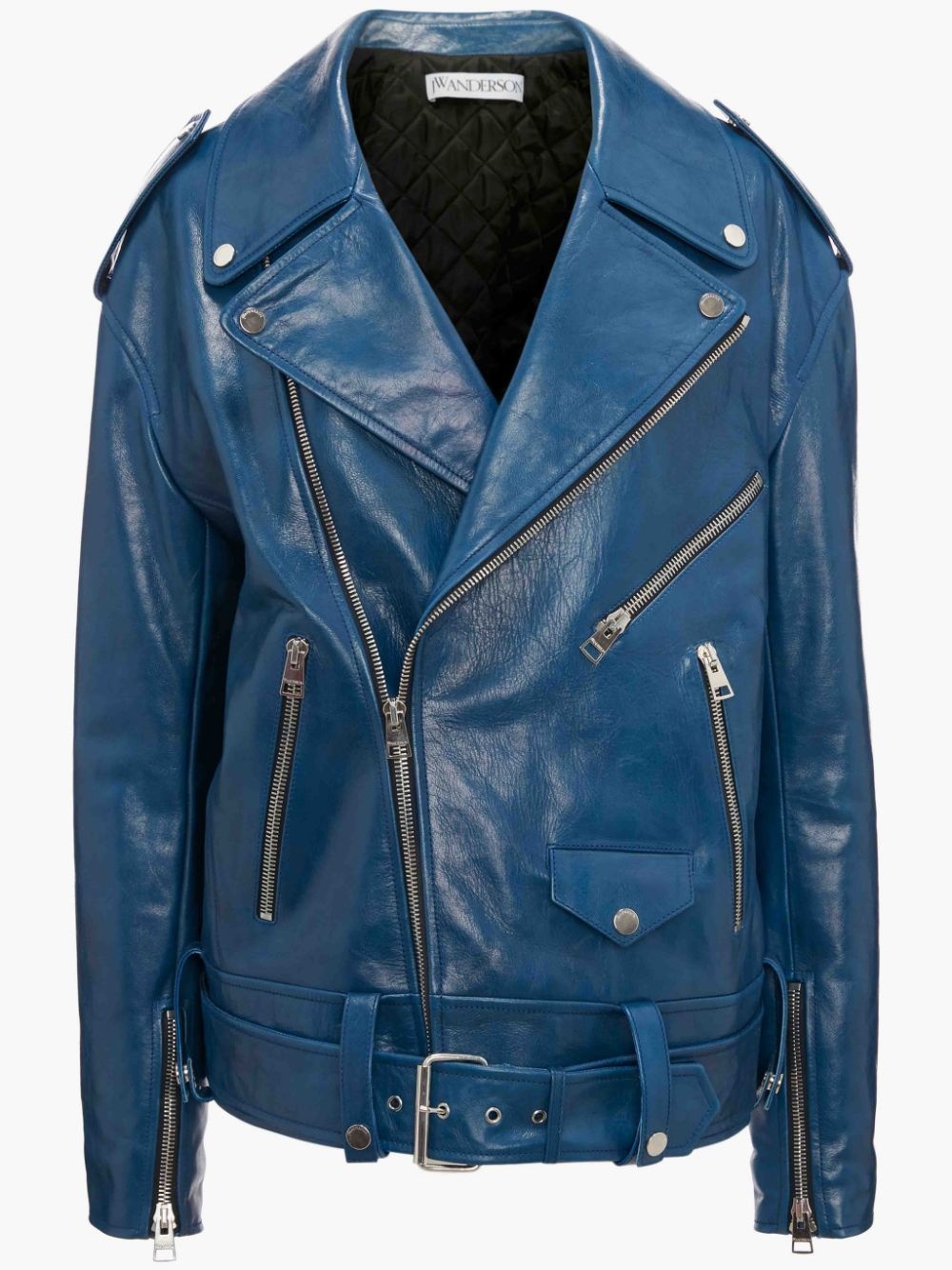 LEATHER BIKER JACKET - 1