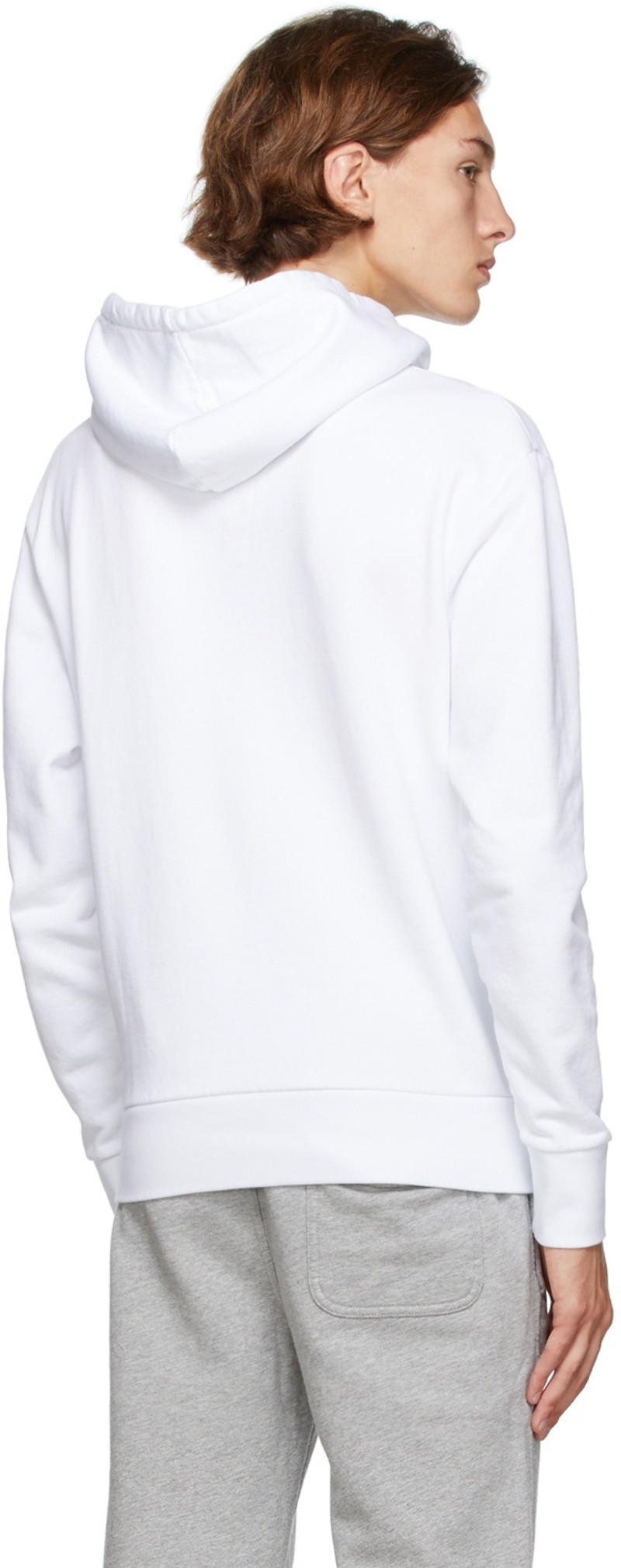 White Tricolor Fox Hoodie 3