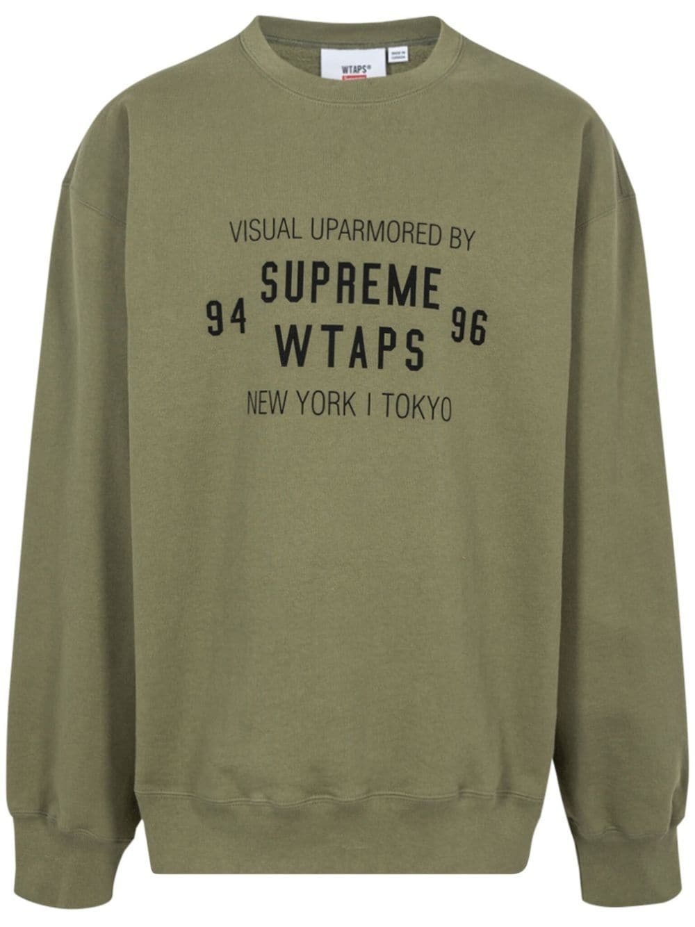 x WTAPS crew-neck sweatshirt - 1