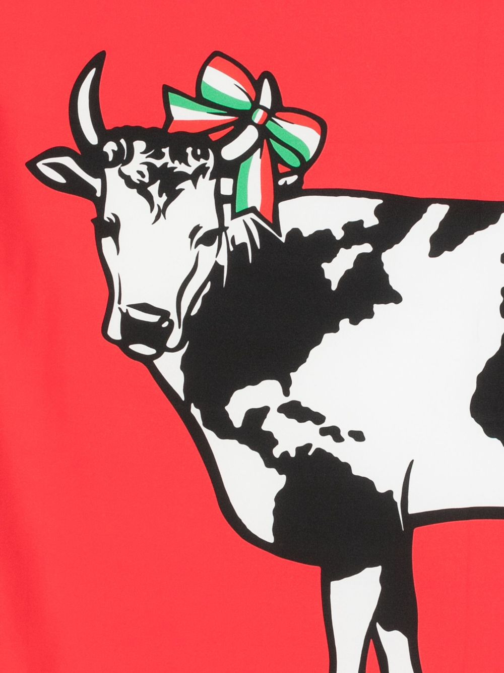 cow-print scarf - 2