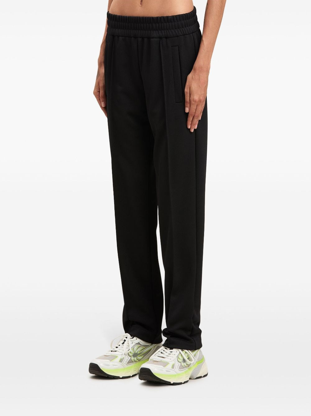 Track Pants with Curved Logo - 5