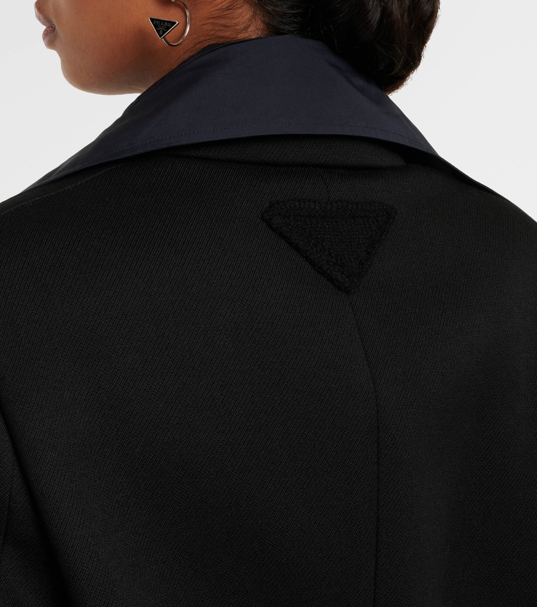 Wool gabardine blazer - 7