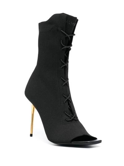 Balmain lace-up 100mm boots outlook
