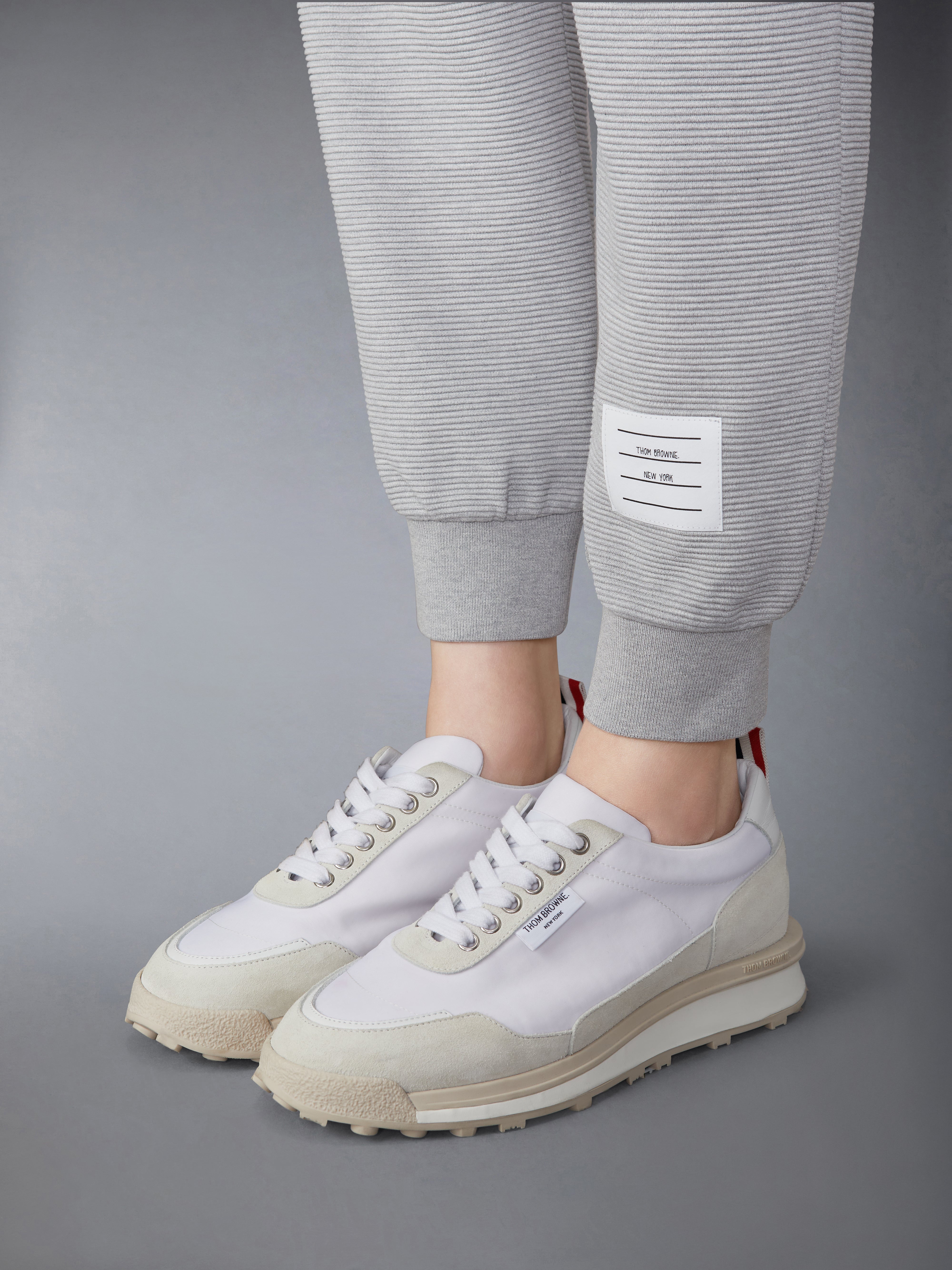 COTTON OTTOMAN RIB 4-BAR SWEATPANTS - 7