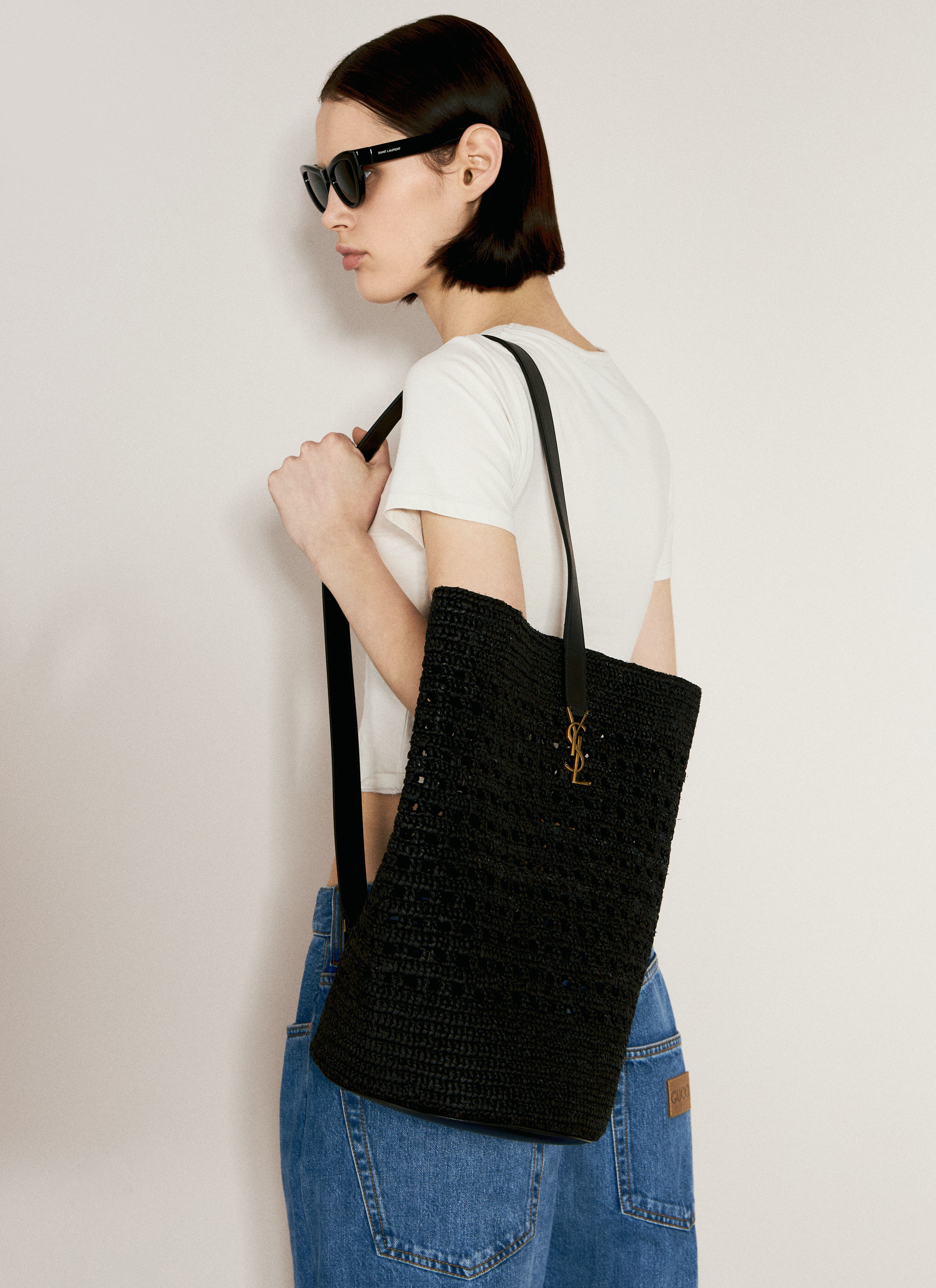 Raffia Bucket Bag - 1