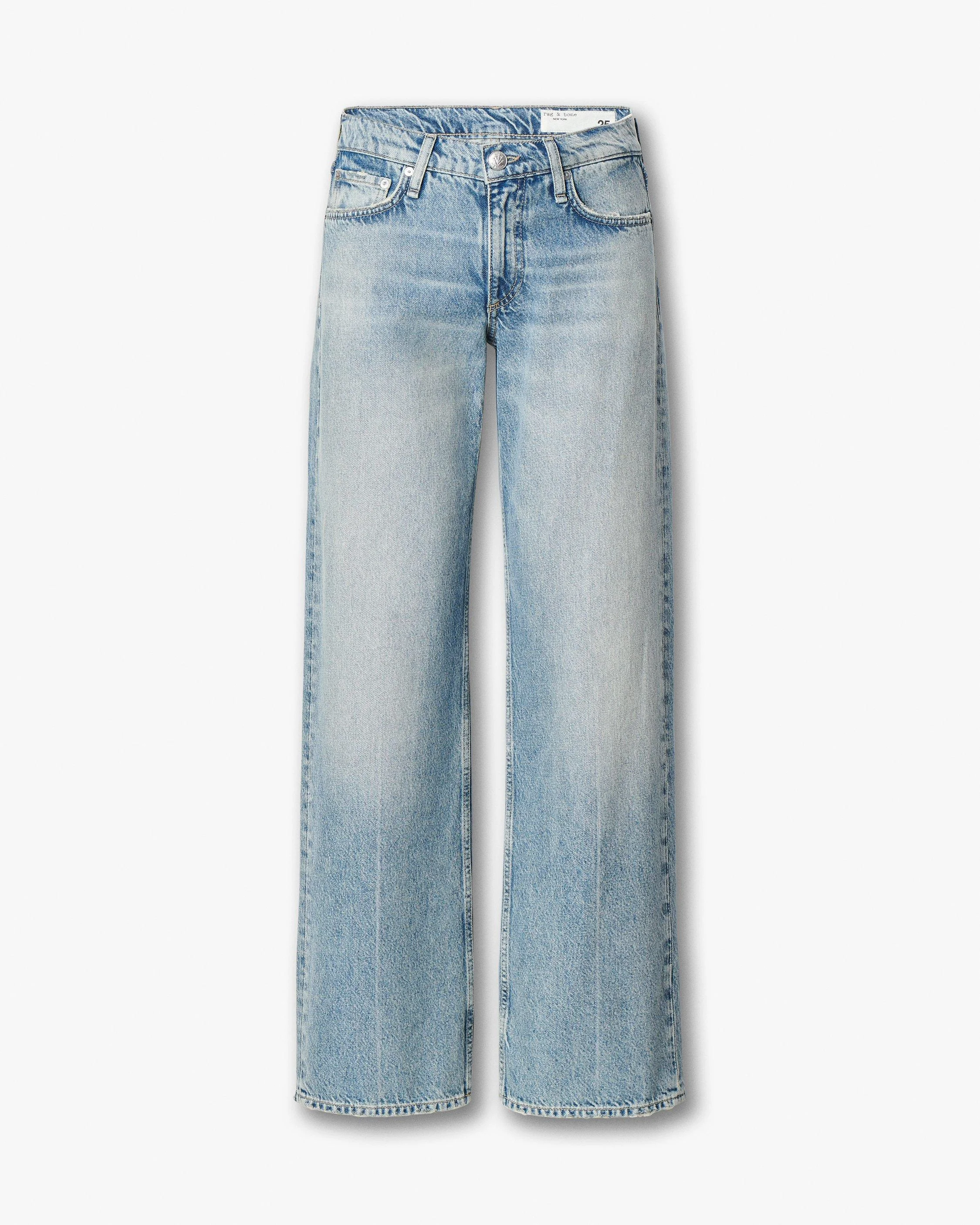 Saige Relaxed Straight Jeans
Lightweight Rigid in Rosland - 1