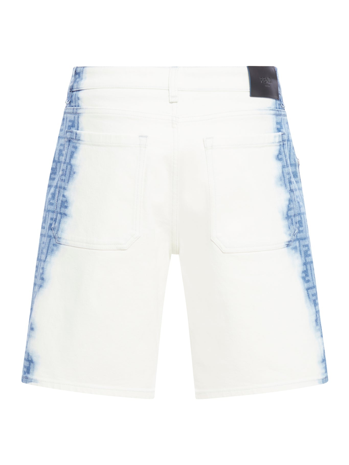 TROUSERS SHORT DENIM BLEACH SHADED - 2