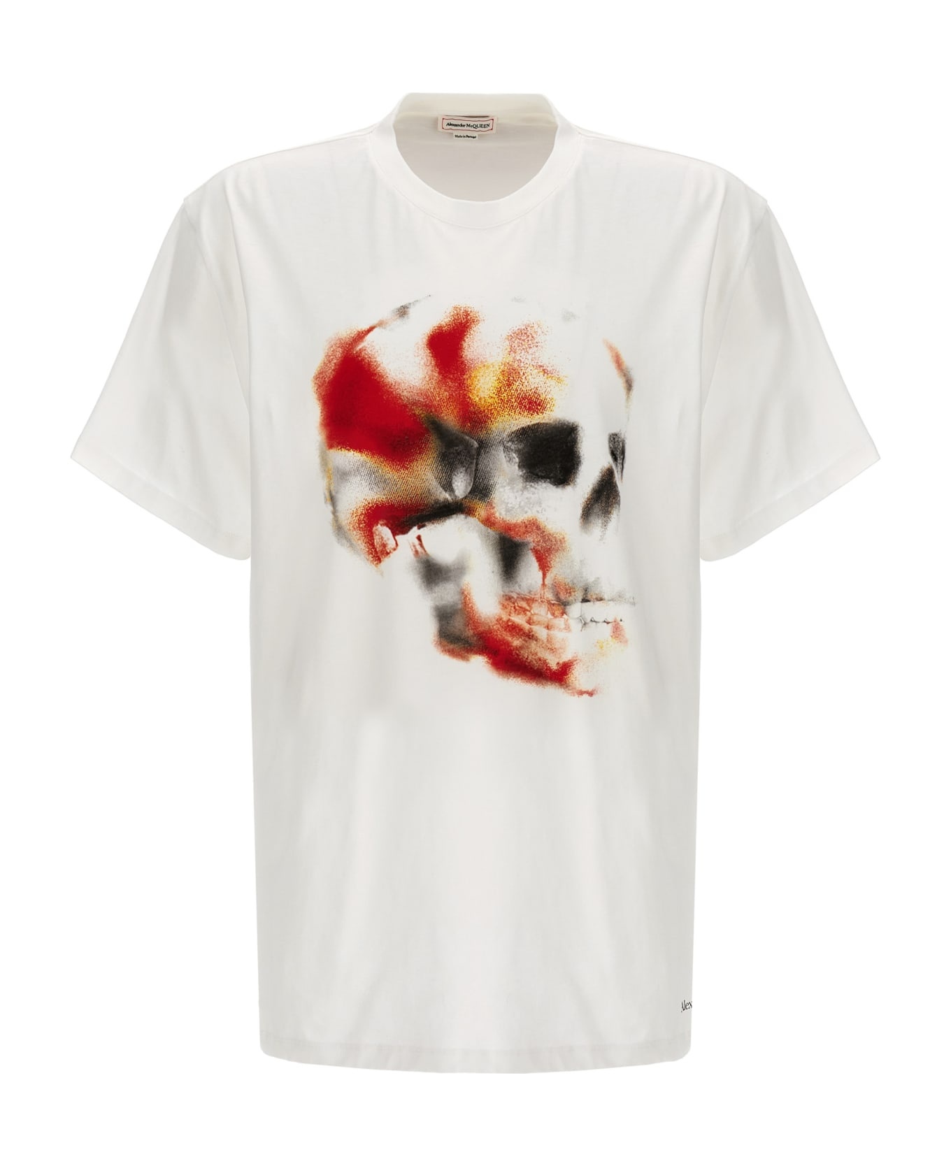 Obscured Skull Organic Cotton T-shirt - 1