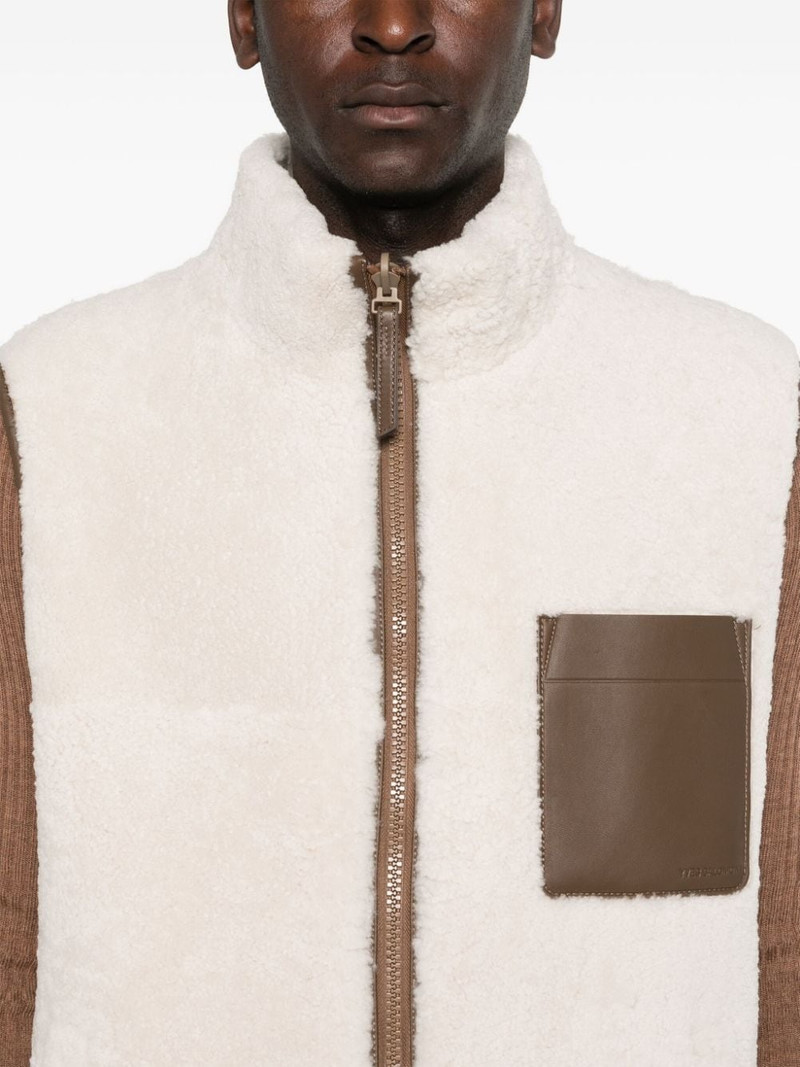 shearling gilet 5