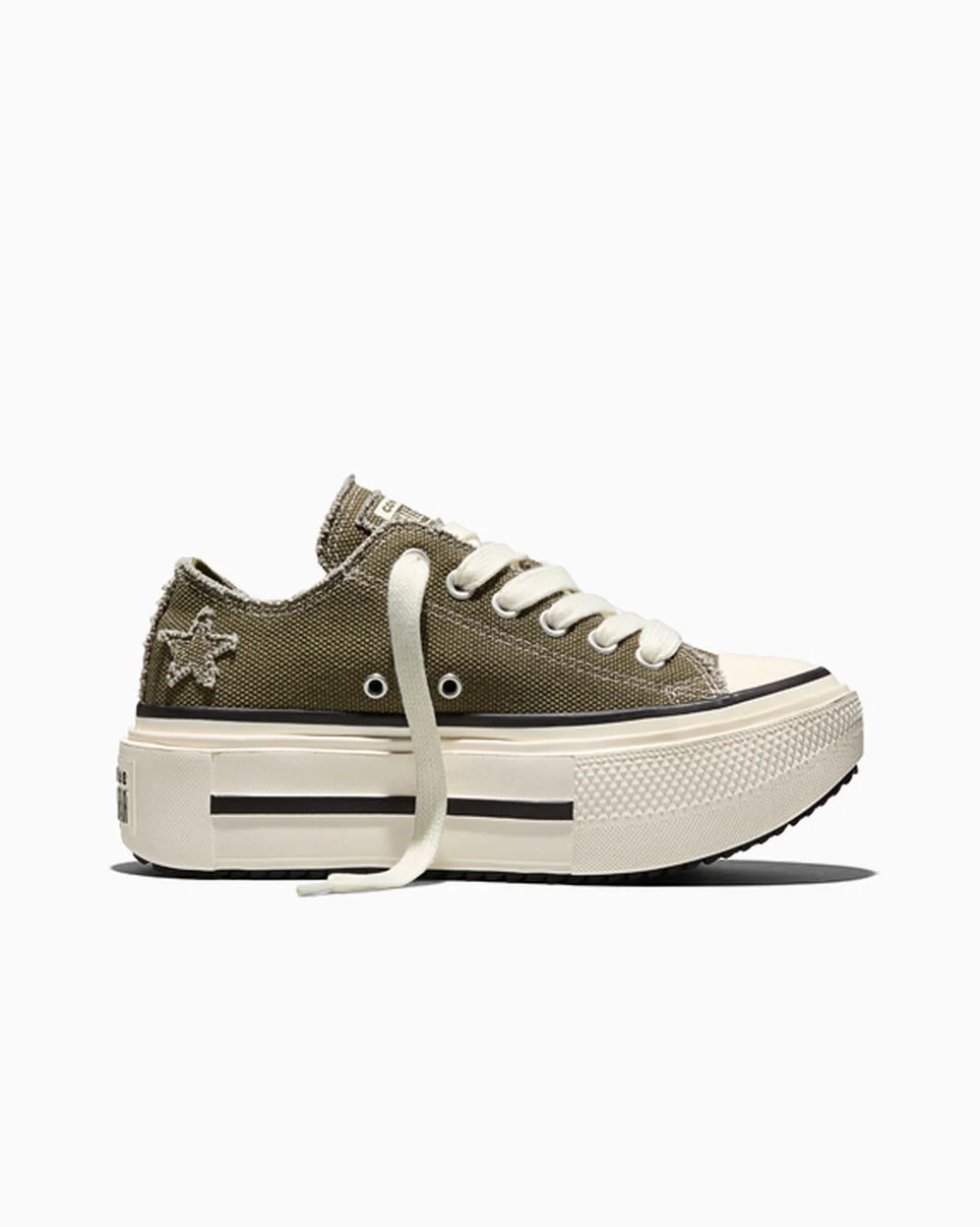 Chuck Taylor All Star Lift Double Stack Distressed Stars - 1