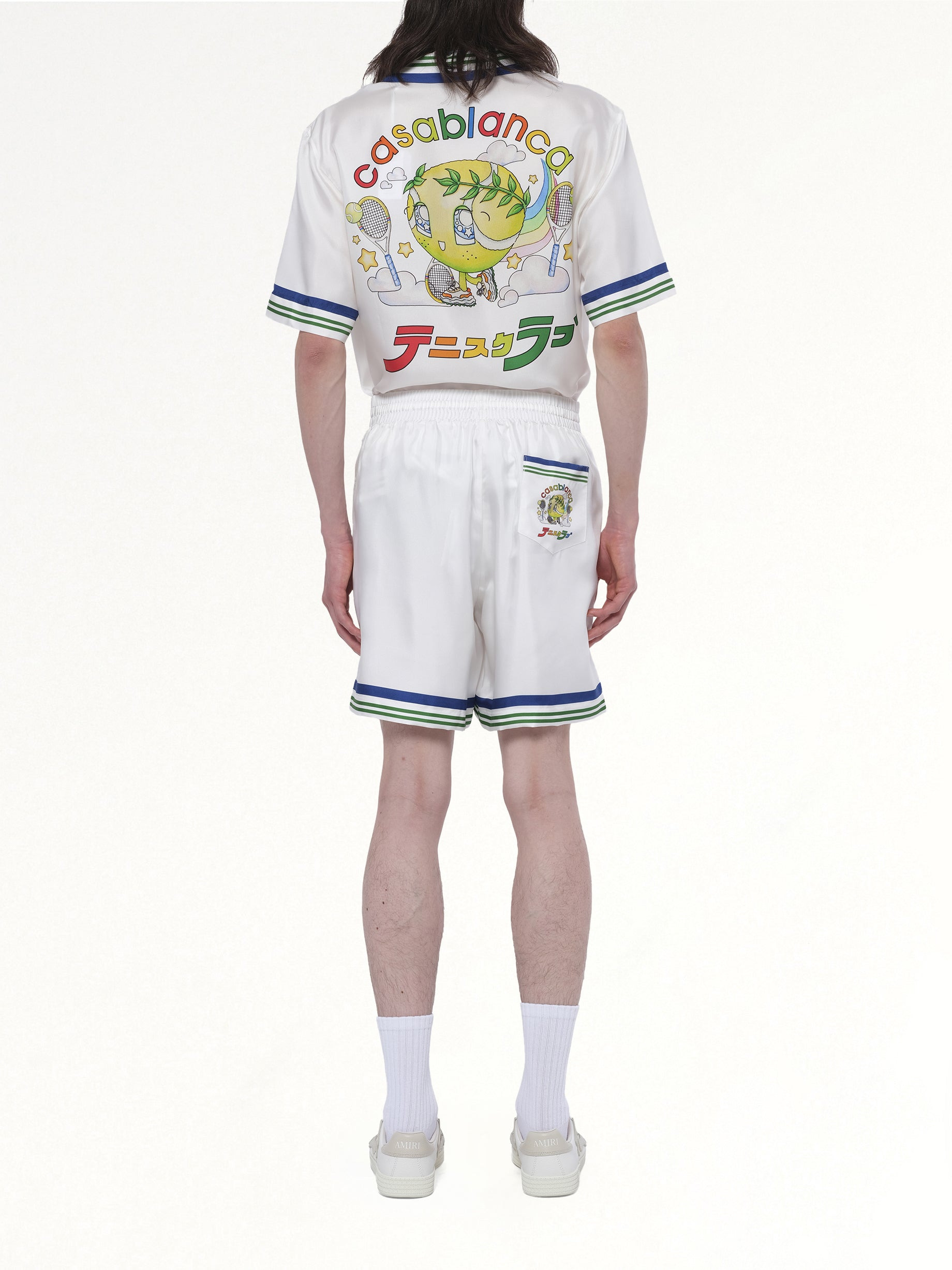 Kawaii Tennis Boy Shorts in Multicolour - 5