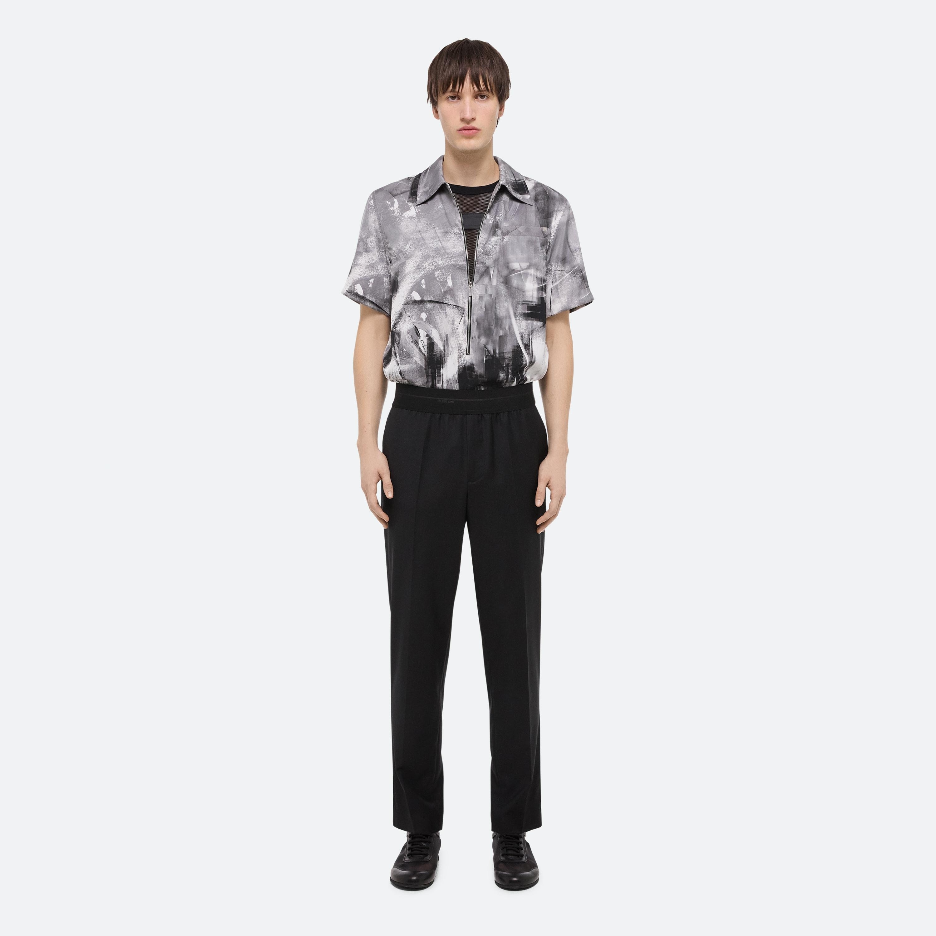 TAPERED WOOL TROUSERS - 3