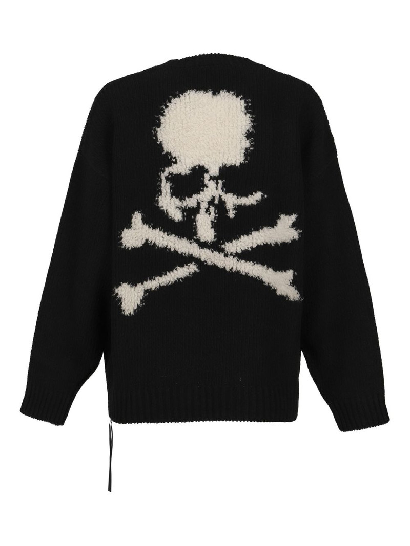 MASTERMIND WORLD MJ skull-crossbones sweater outlook
