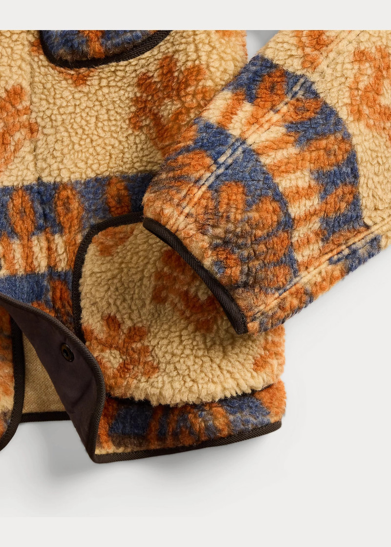 Wool-Blend Pile Fleece Jacket 4