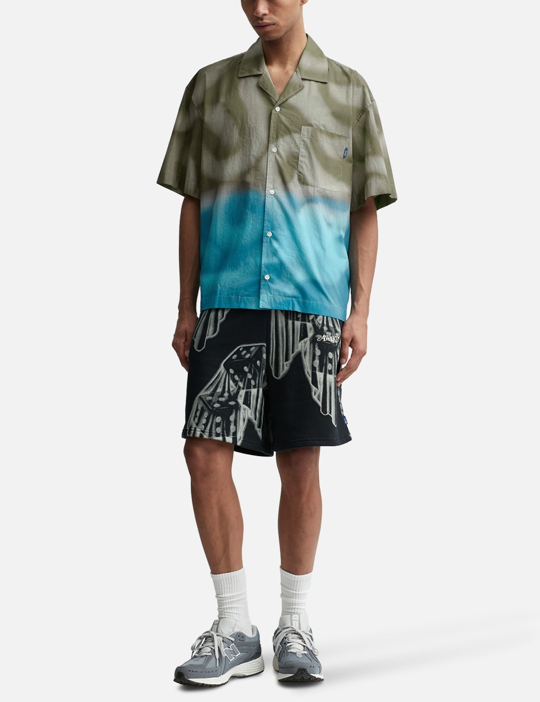 AWAKE NY X MUNDO DIP DYED CAMP SHIRT - 5