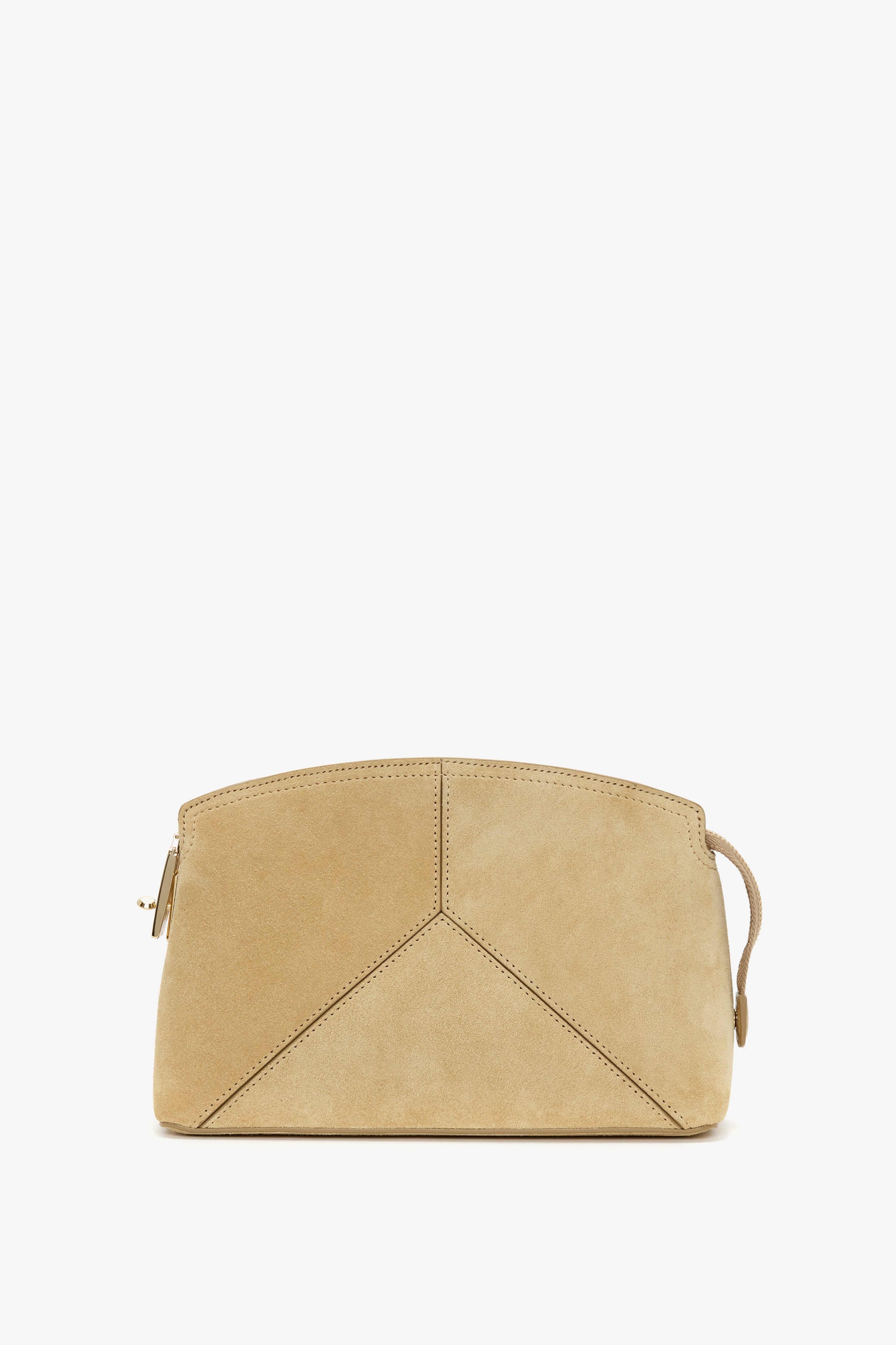 Victoria Crossbody Bag In Sand Suede - 4