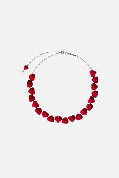 AMI Paris Red Hearts Choker outlook