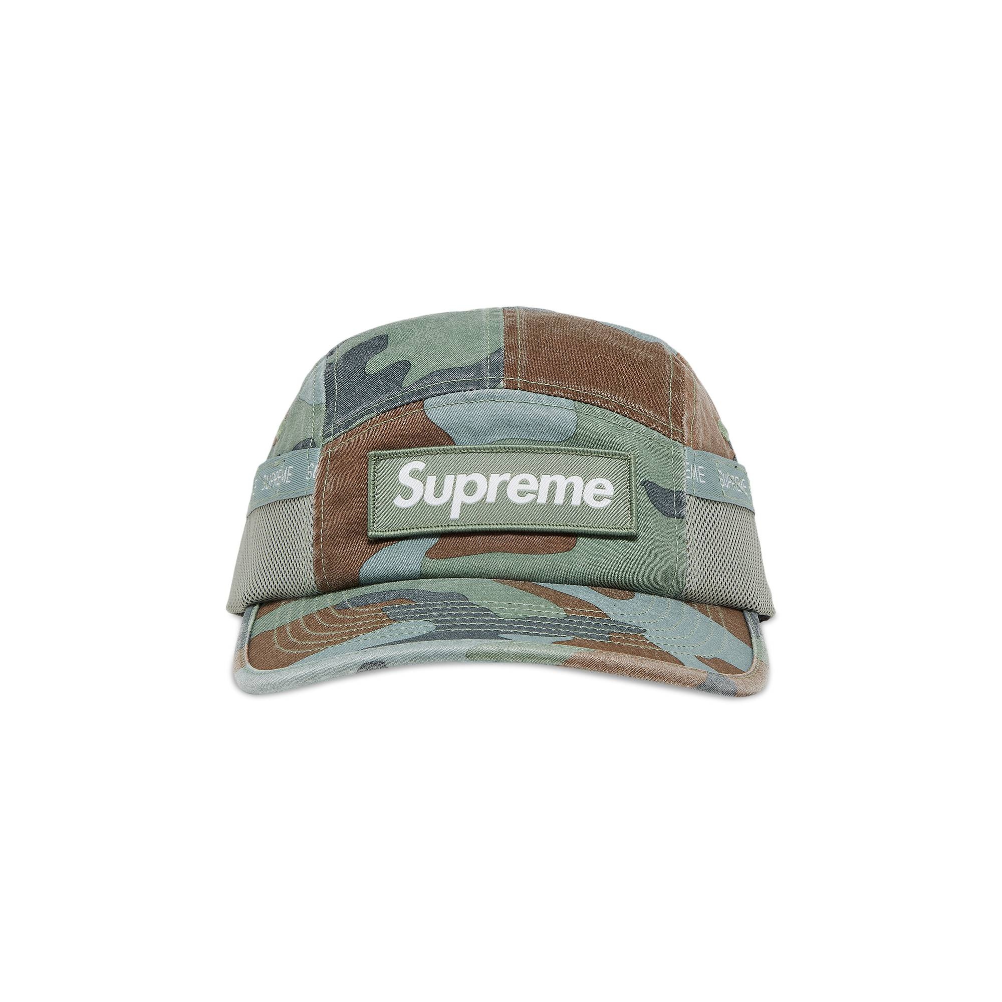 Supreme Supreme Mesh Pocket Camp Cap 'Slate Camo' | REVERSIBLE