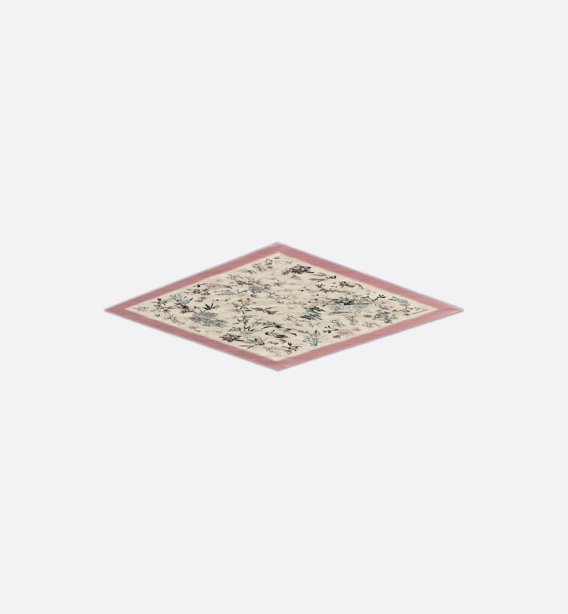 Millefiori Pleated 90 Square Scarf - 1