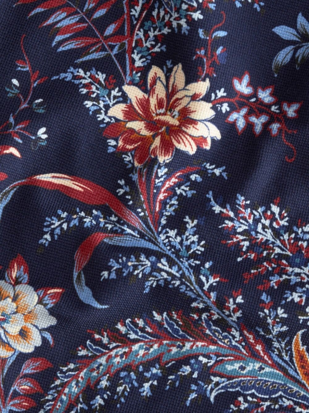Etro floral-print cotton polo shirt farfetch REVERSIBLE