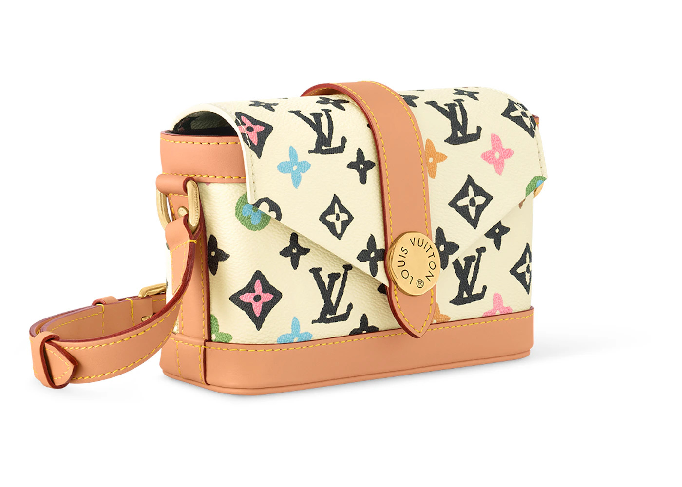 Louis Vuitton by Tyler, the Creator Envelope Wearable Wallet Vanilla Craggy Monogram - 2