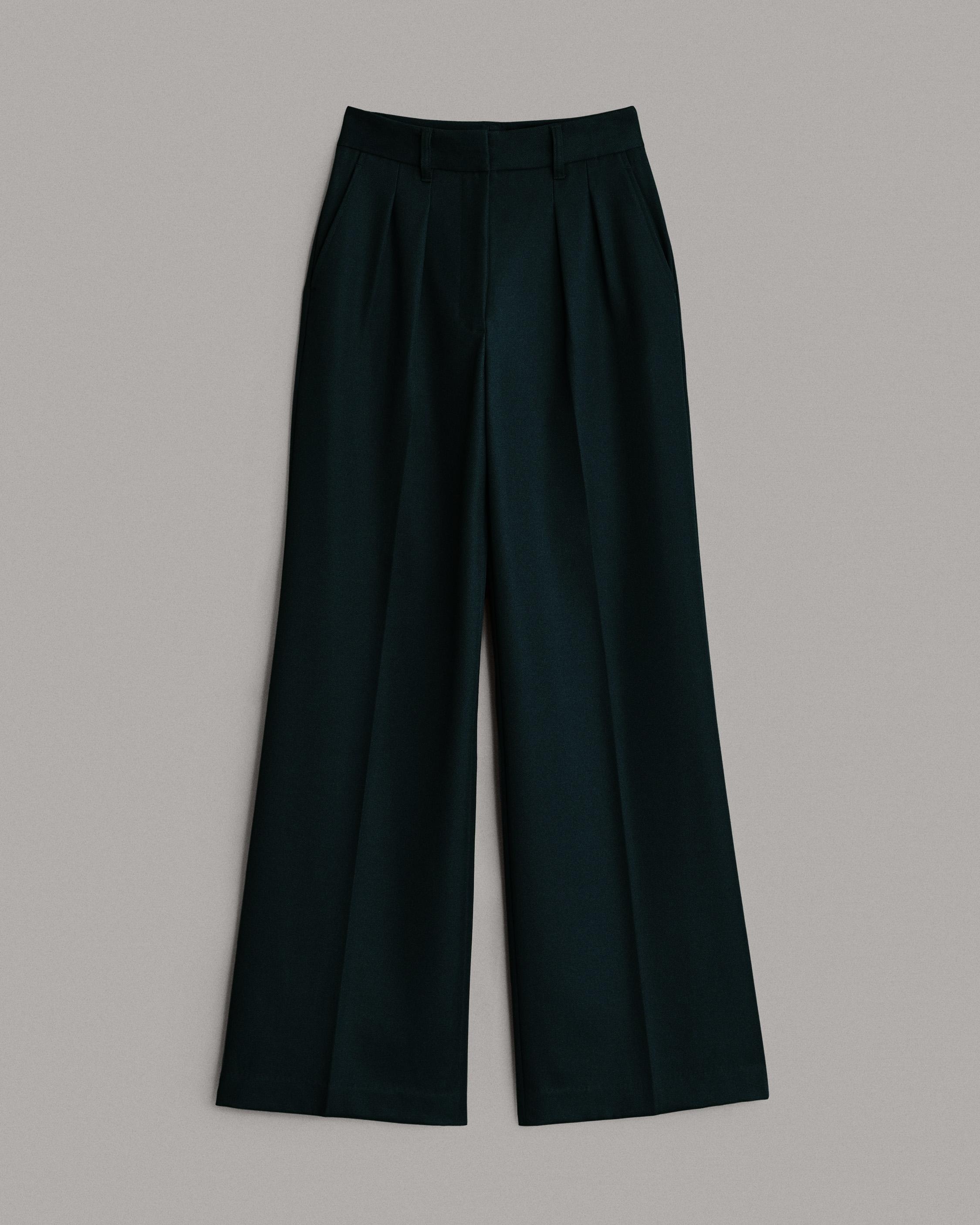 Shelly Wide Leg Wool Pant
Relaxed Fit Pant - 1