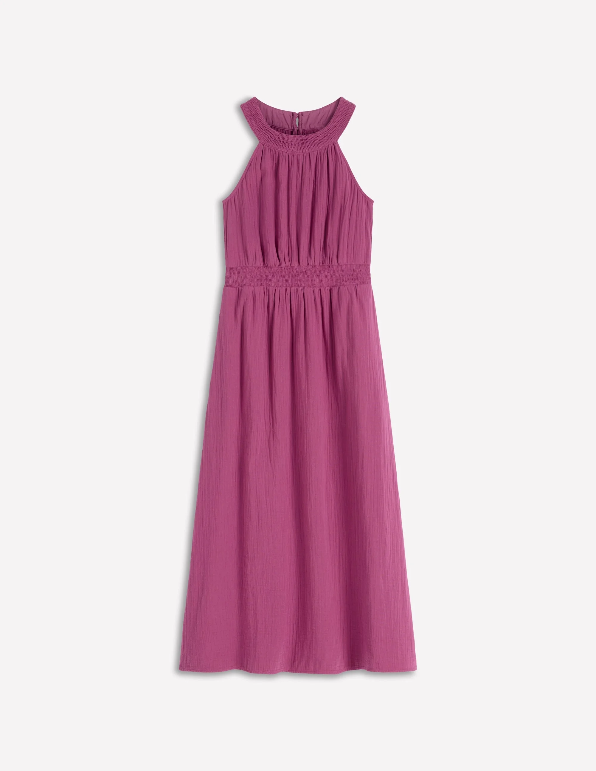 Daphne Double Cloth Dress-Warm Mauve - 1
