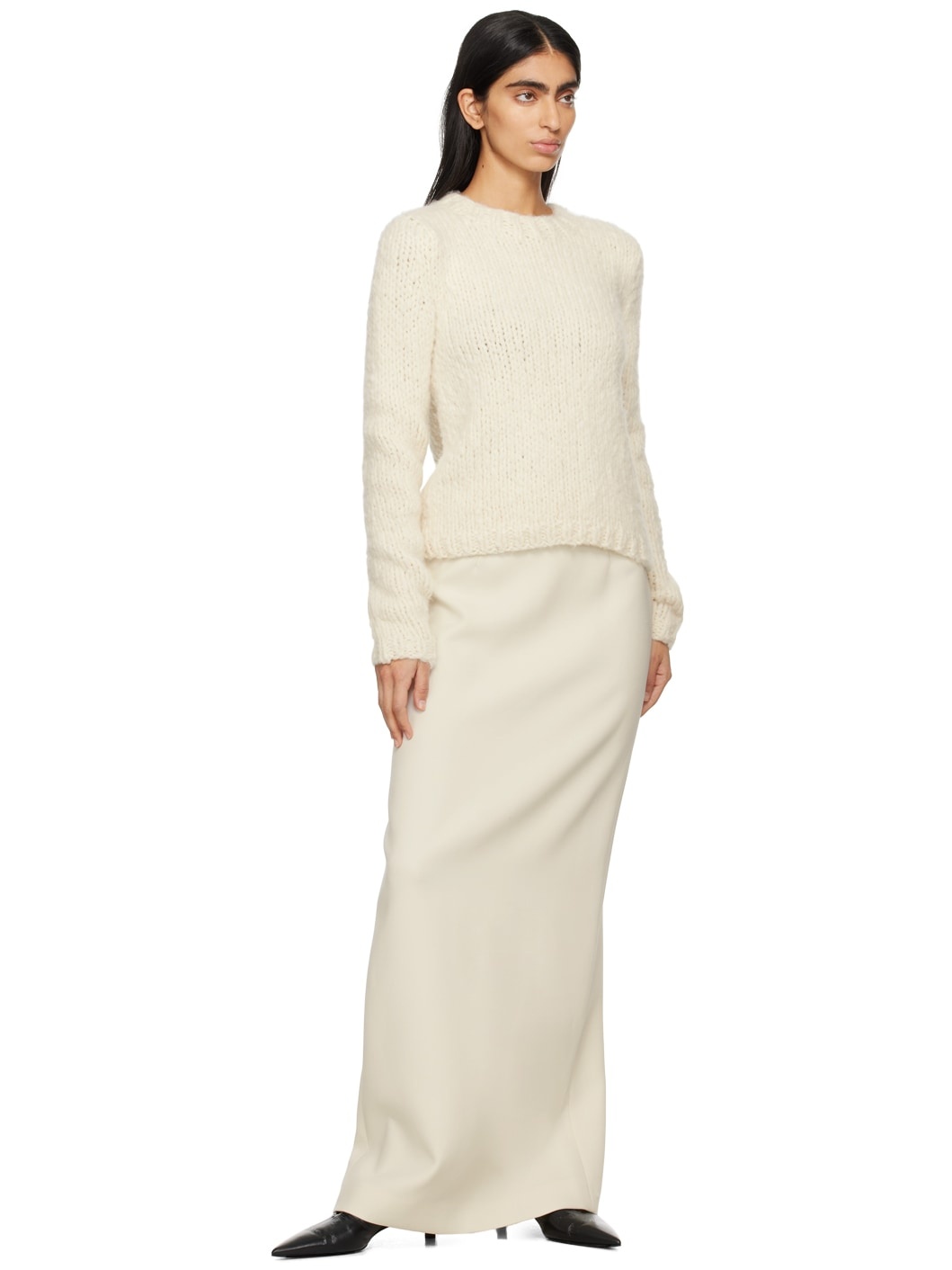 Gabriela Hearst Off-White Robbia Maxi Skirt