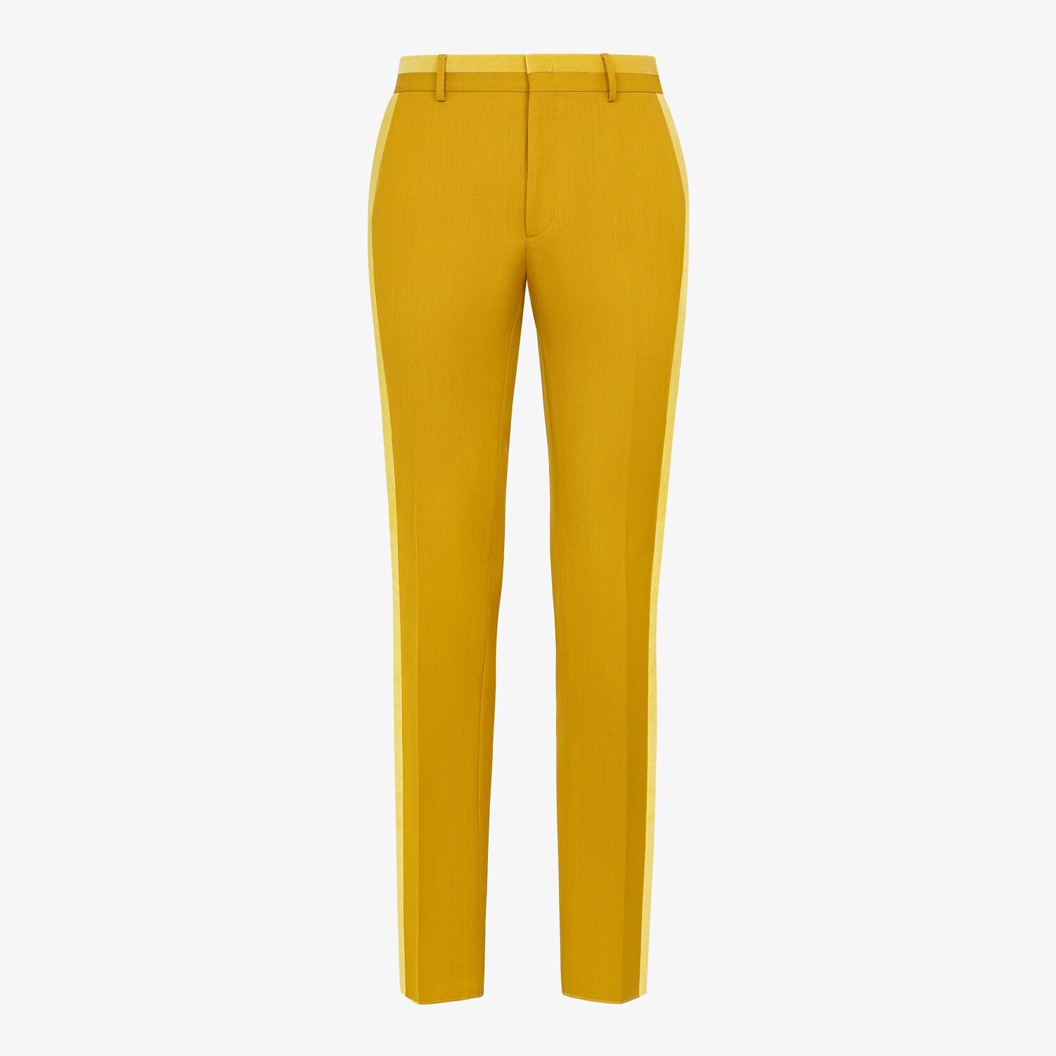 Yellow wool pants - 1