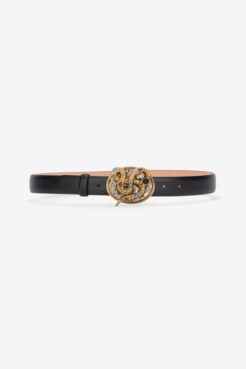 Slim Belt With Snake Buckle 1