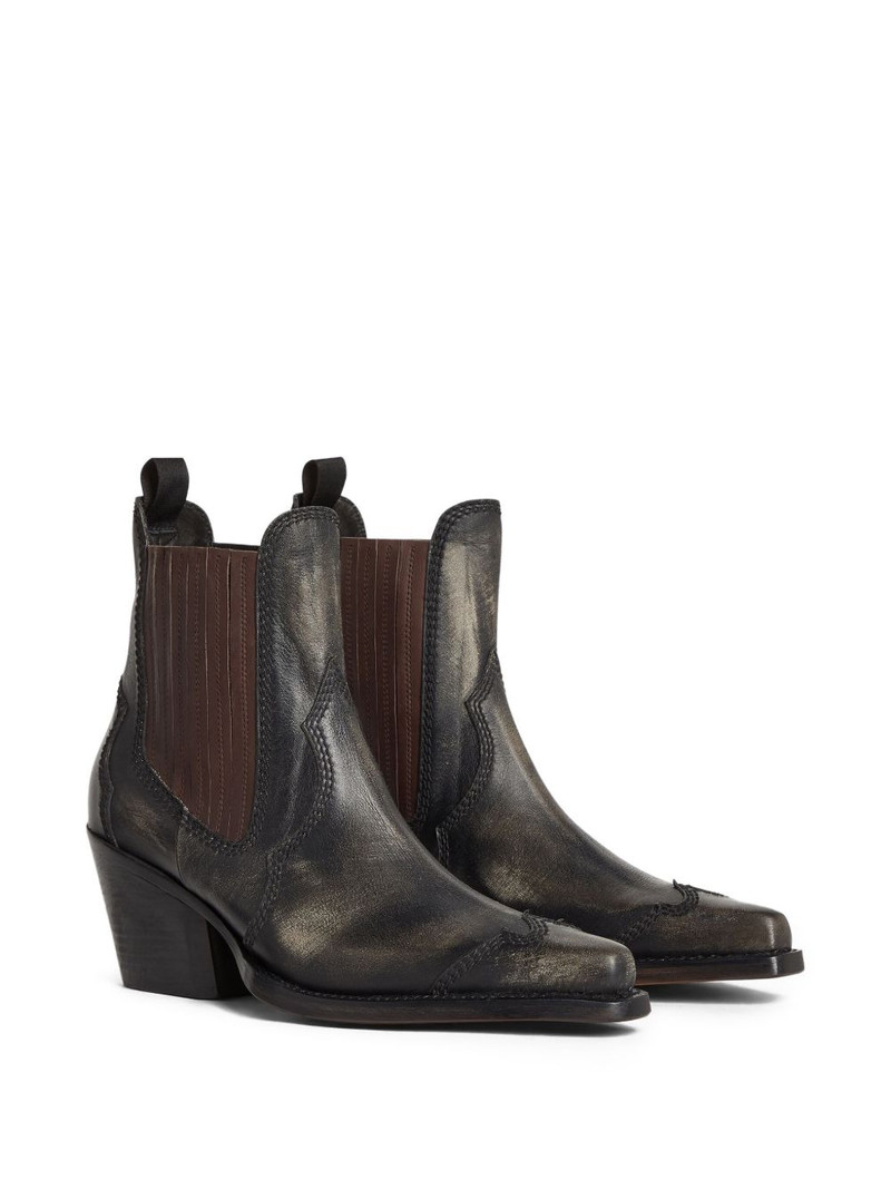 DSQUARED2 x Magliano leather Chelsea boots outlook