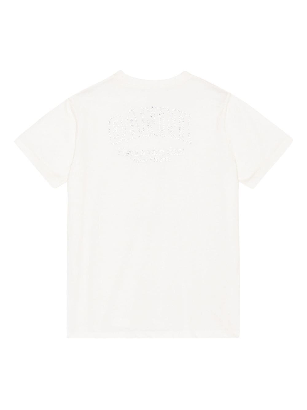 logo-embellished cotton T-shirt - 6